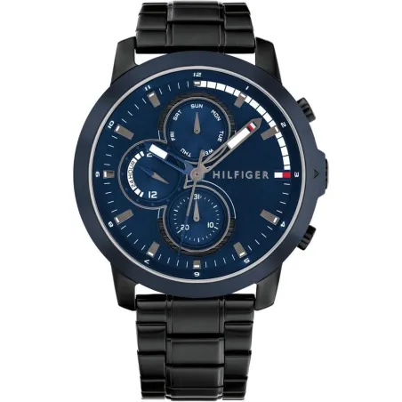 Meeste Kell Tommy Hilfiger 1792049 Must (Ø 46 mm)