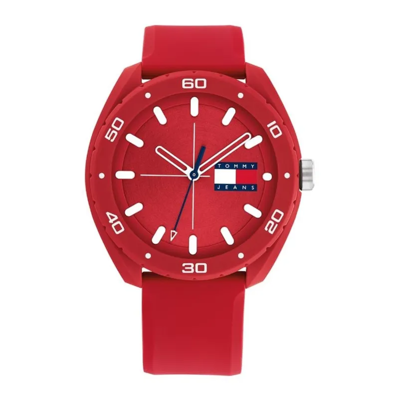 Laikrodis vyrams Tommy Hilfiger 1792065 Raudona (Ø 44 mm)