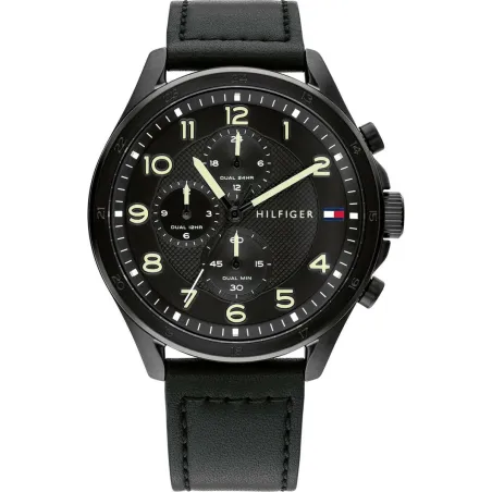 Vīriešu Pulkstenis Tommy Hilfiger 1792004 Melns (Ø 44 mm)