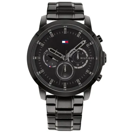 Мужские часы Tommy Hilfiger 1791795 Чёрный (Ø 46 mm)