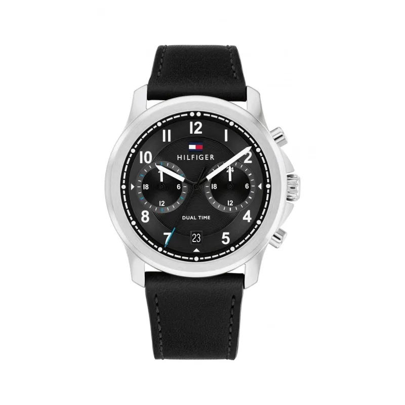 Мужские часы Tommy Hilfiger 1710624 Чёрный (Ø 43 mm)