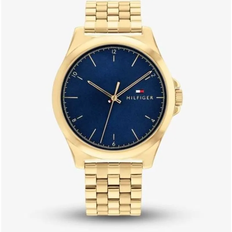 Мужские часы Tommy Hilfiger 1710546 Позолоченный