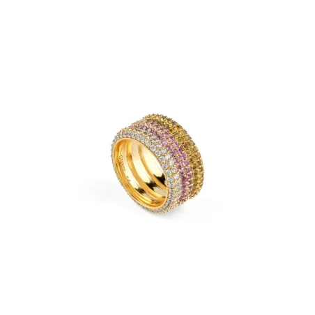 Naiste Sõrmus Guess JUBR05140JWYGPK54 Kuldne 14