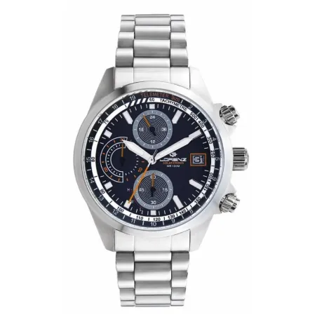Мужские часы Lorenz CRONO SOLAR PILOT ORANGE + NATO EXTRA STRAP