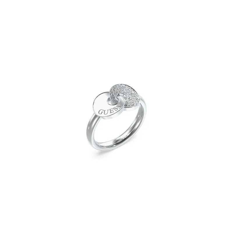 Naisten sormus Guess JUBR05222JWRH56 Hopeinen 16