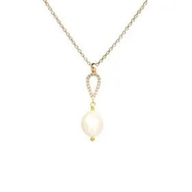 Naisten riipukset New Bling 9NB-PRL9A Kullattu