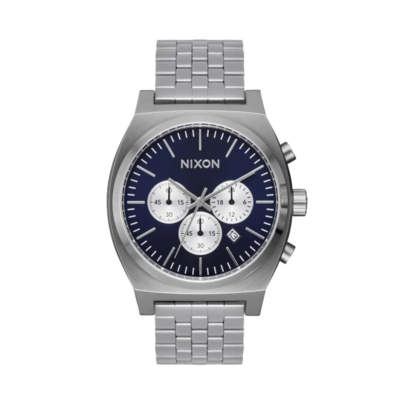 Мужские часы Nixon TIME TELLER Серебристый
