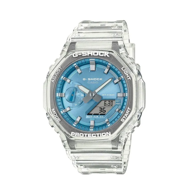 Laikrodis vyrams Casio G-Shock BRIGHT METALLIC - LIGHT BLUE (Ø 44,5 mm)