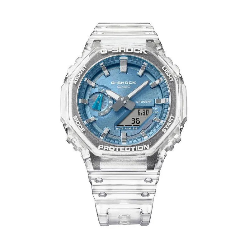 Vīriešu Pulkstenis Casio G-Shock BRIGHT METALLIC - LIGHT BLUE (Ø 44,5 mm)
