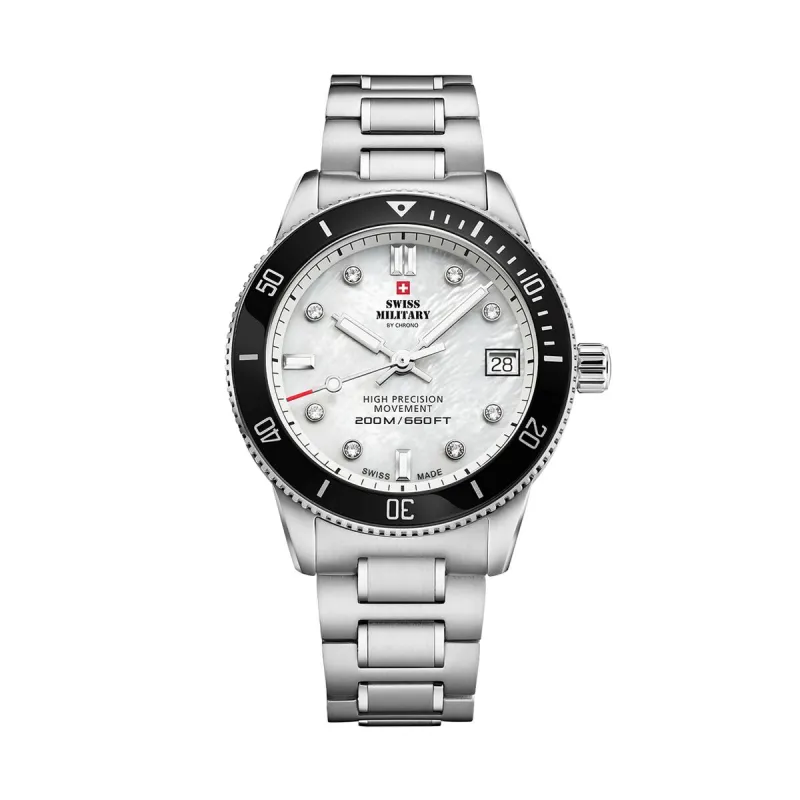 Мужские часы Swiss Military Chrono SM34089.03 Серебристый