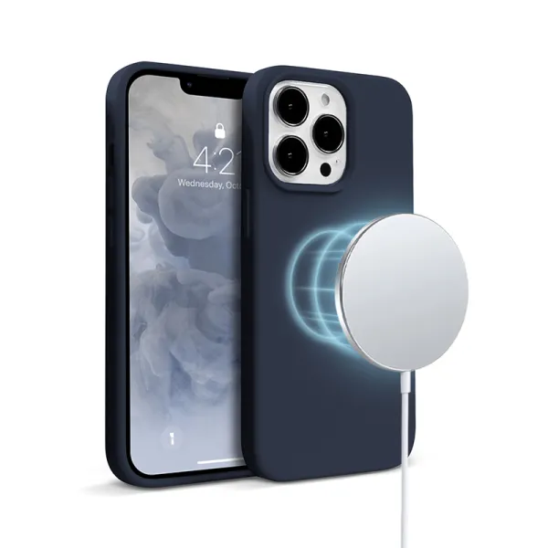 Crong Color Cover Magnetic - iPhone 13 Pro Max MagSafe Case (Navy Blue)