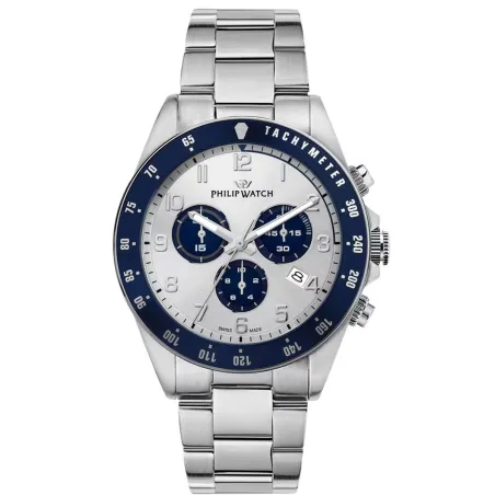 Мужские часы Philip Watch R8273607029 Серебристый