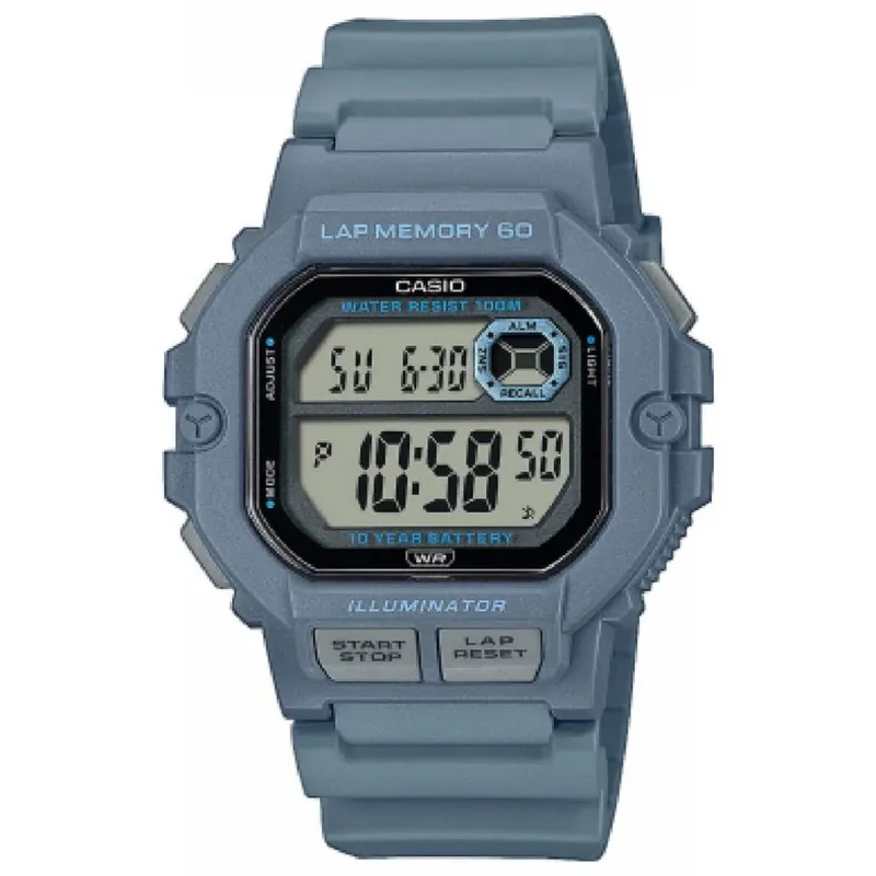 Мужские часы Casio WS-1400H-2AVEF (Ø 44,5 mm)
