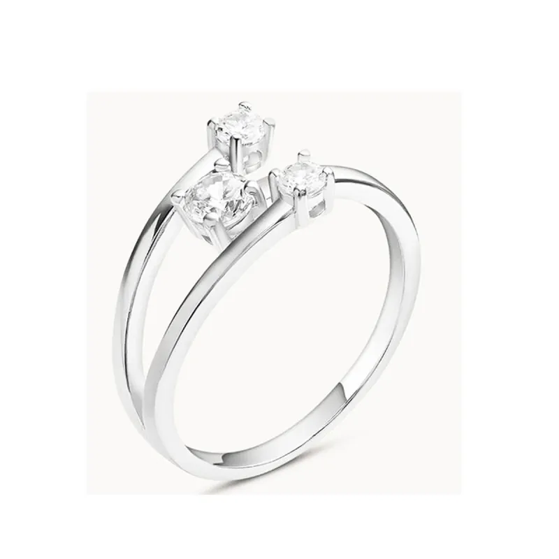 Ladies' Ring Stroili 1697687 Silver