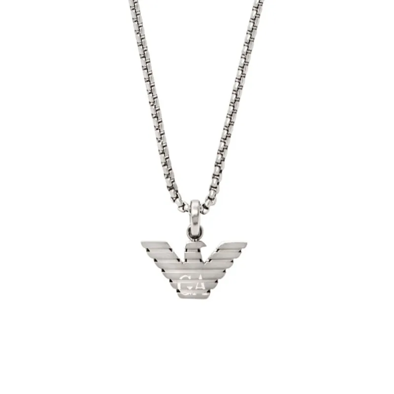 Vīriešu Kaklarota Emporio Armani EGS3169040 Sudrabains