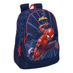 Kooliseljakott Spider-Man Sinine 32 x 44 x 16 cm