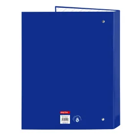 Ring binder Real Madrid C.F. Blue A4 26.5 x 33 x 4 cm