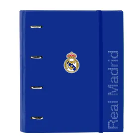 Ring binder Real Madrid C.F. Blue 27 x 32 x 3.5 cm