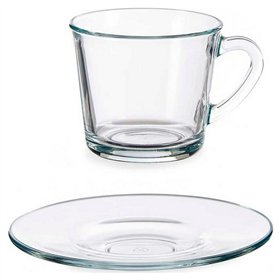 Coffee Set Pasabahce Basic Transparent Glass 190 ml