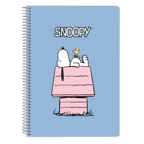 Блокнот Snoopy A5 80 Листья