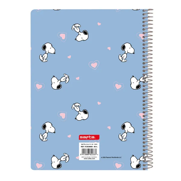 Piezīmju Grāmata Snoopy A5 80 Loksnes