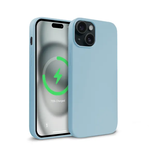 Crong Color Cover Magnetic - iPhone 15 MagSafe Case (Blue)