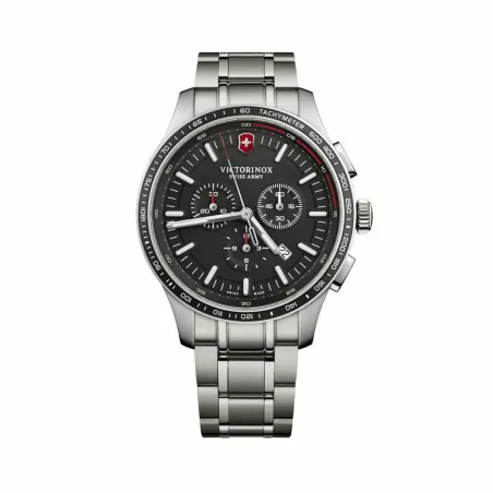 Мужские часы Victorinox V241816 Чёрный Серебристый