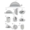 Pop up telts Springos PT004 200 x 120 CM