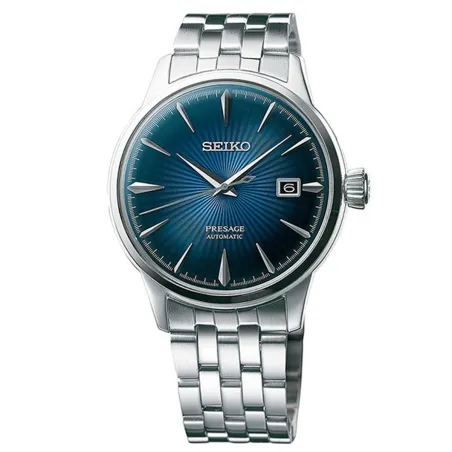 Laikrodis vyrams Seiko SRPB41J1 Sidabras (Ø 40 mm)