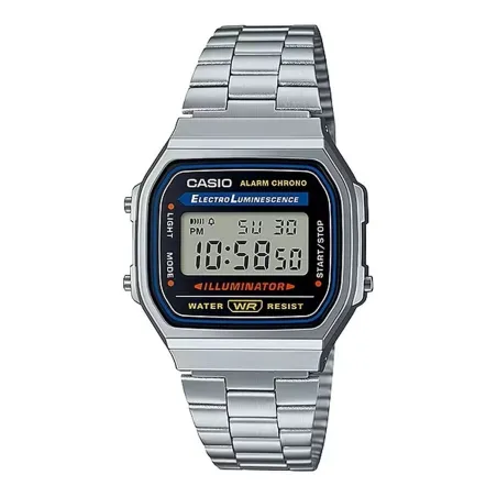 Meeste Kell Casio VINTAGE Hall Hõbedane (Ø 36 mm) (Ø 34 mm)