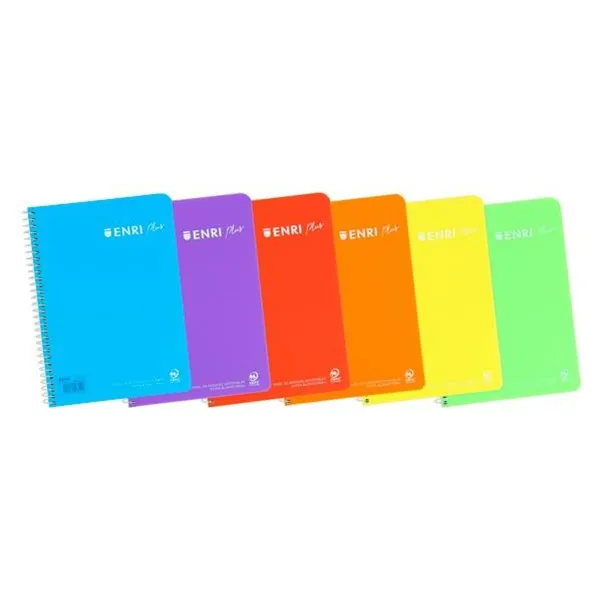 Notebook ENRI Multicolour Sheet 80 Sheets (5 Units)