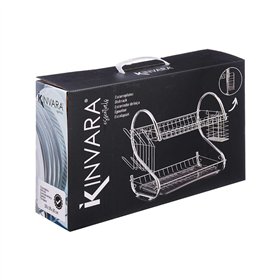 Draining Rack for Kitchen Sink Kinvara Grey 45,5 x 24,5 x 37,5 cm 41 x 26,5 x 11,5 cm