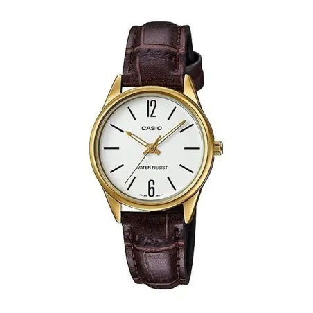 Naiste Kell Casio 3H LADY LEATHER - WHITE (Ø 28 mm)