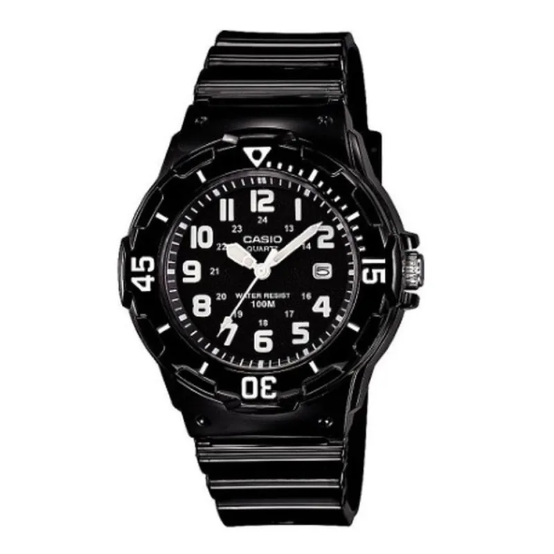 Naisten rannekellot Casio LADY DIVER - FULL BLACK (Ø 34 mm)