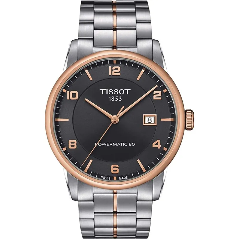 Miesten rannekellot Tissot LUXURY POWERMATIC 80 (Ø 41 mm)