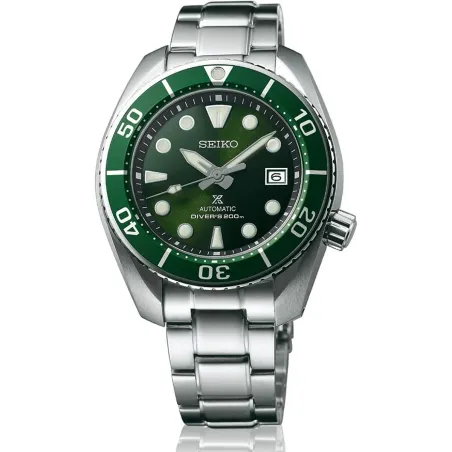 Meeste Kell Seiko SPB103J1 Roheline Hõbedane
