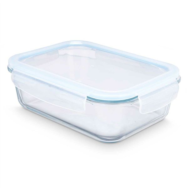 Lunch box Vivalto Transparent Silicone polypropylene Borosilicate Glass 1,5 L (12 Units)