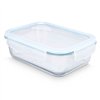 Lunch box Vivalto Transparent Silicone polypropylene Borosilicate Glass 1,5 L (12 Units)