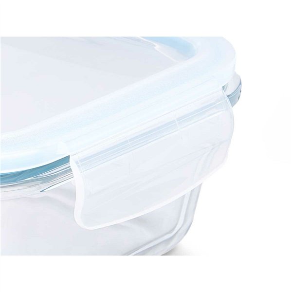 Lunch box Vivalto Transparent Silicone polypropylene Borosilicate Glass 1,5 L (12 Units)