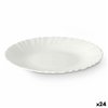 Dessert dish Vivalto White Opaline glass 19 x 2 x 19 cm (24 Units)