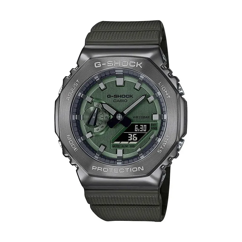 Vīriešu Pulkstenis Casio G-Shock OAK METAL COVERED - Green (Ø 44,5 mm) (Ø 45 mm)