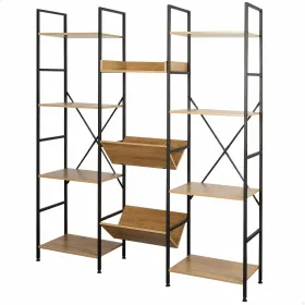 Hyllyt Max Home Teräs Melamiini lastulevy 125 x 150 x 27 cm