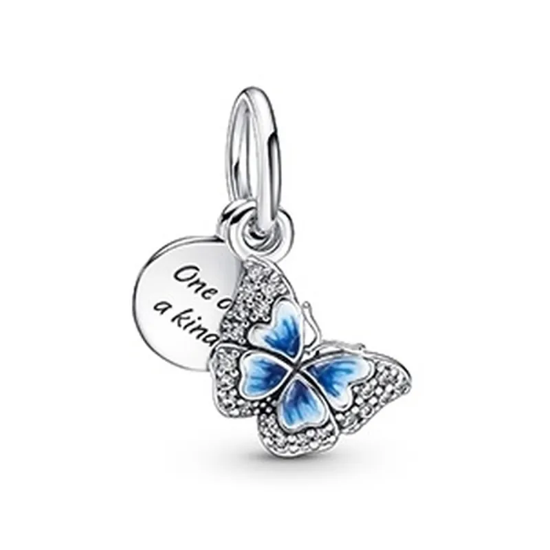 Женские бусы Pandora BLUE BUTTERFLY