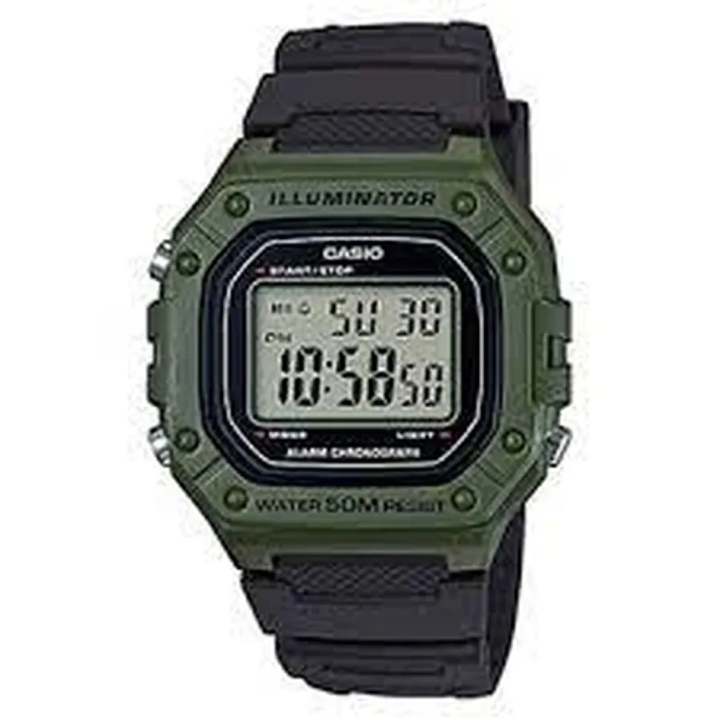 Vīriešu Pulkstenis Casio W-218H-3AVDF Melns (Ø 43 mm)