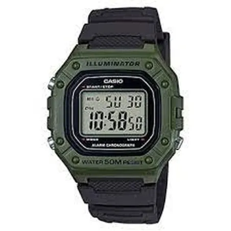 Vīriešu Pulkstenis Casio W-218H-3AVDF Melns (Ø 43 mm)