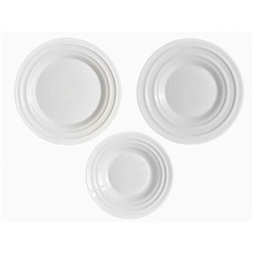 Dinnerware Set Vivalto White Opaline glass (2 Units)