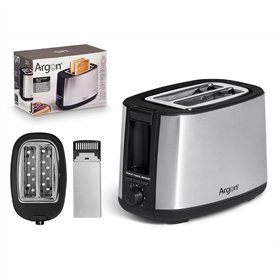 Toaster Argon Black Grey 750 W