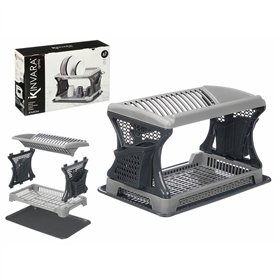 Draining Rack for Kitchen Sink Kinvara Grey 47,5 x 30 x 27,5 cm