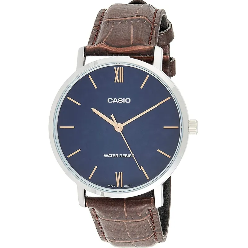 Laikrodis vyrams Casio MTP-VT01L-2BUDF Juoda (Ø 40 mm)