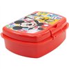 Lunchbox Mickey Mouse CZ11370 Red Plastic